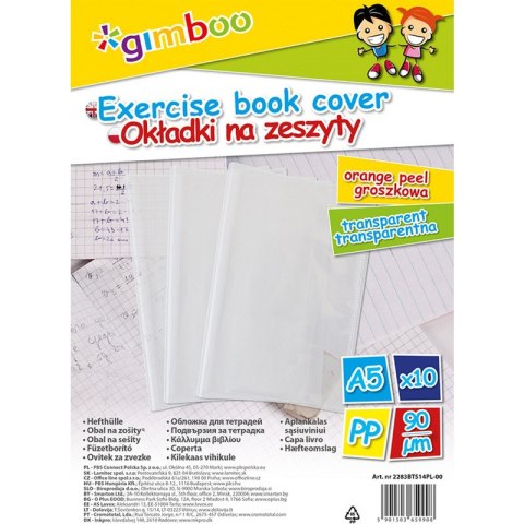 Okładka na zeszyt Gimboo A5 groszkowa Gimboo
