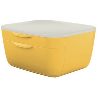 POJEMNIK 2 SZUFLADY LEITZ COSY ŻÓŁTY Leitz
