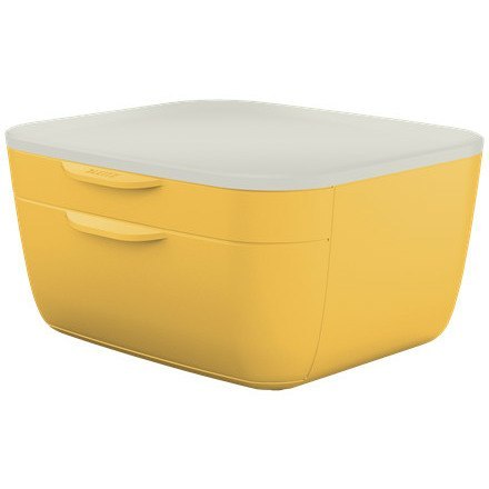 POJEMNIK 2 SZUFLADY LEITZ COSY ŻÓŁTY Leitz