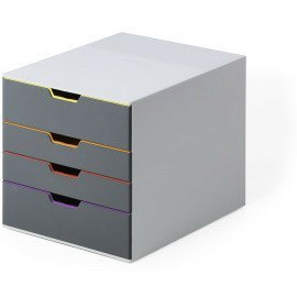 Pojemnik 4 szuflady Durable Varicolor Durable