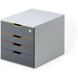 Pojemnik 4 szuflady Durable Varicolor Safe Durable