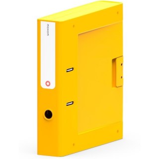 Segregator Moxom NewBinder A4/70mm żółty Moxom