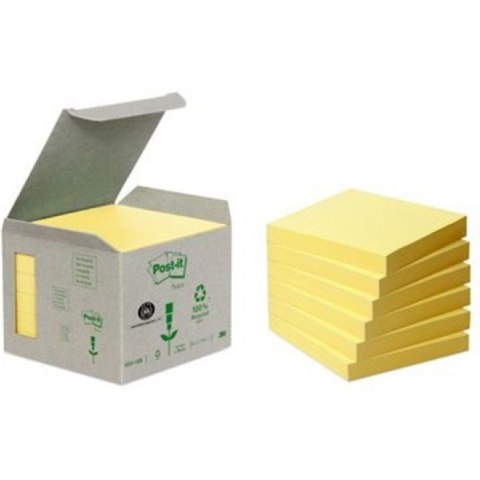 Karteczki Post-it 76x76mm (654-1B) żółte (6x100) Post-it Karteczki Post-it 76x76mm (654-1B) żółte (6x100) Post-it