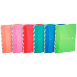 Kołozeszyt Oxford My Coulors A4/90k linia mix kolorów Oxford