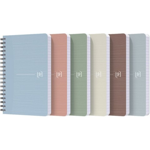 Kołozeszyt Oxford My Rec'Up 9x14cm/90k kratka mix kolorów Oxford