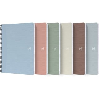 Kołozeszyt Oxford My Rec'Up A4/50k kratka mix kolorów Oxford