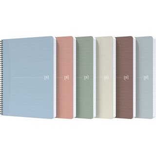 Kołozeszyt Oxford My Rec'Up A4/90k kratka mix kolorów Oxford