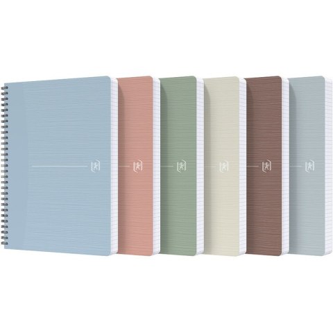 Kołozeszyt Oxford My Rec'Up A5/90k kratka mix kolorów Oxford