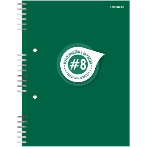 Kołozeszyt Top 2000 Student Book B5/160k kratka Top 2000