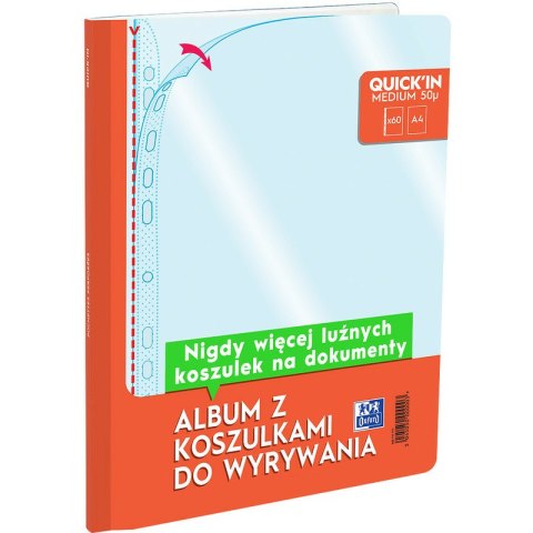 Koszulki w albumie Oxford A4/50µm krystaliczne (60) Oxford