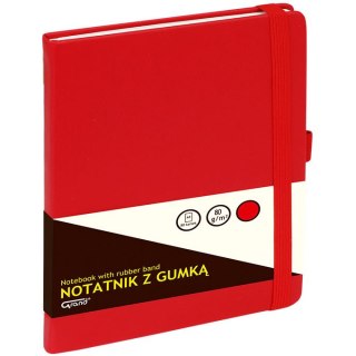 Notatnik Grand A5/80k kratka czerwony Grand