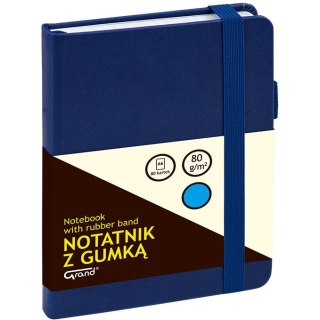 Notatnik Grand A6/80k kratka granatowy Grand