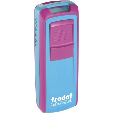 Pieczątka Trodat Pocket Printy 9512 różowo-turkosowa Trodat