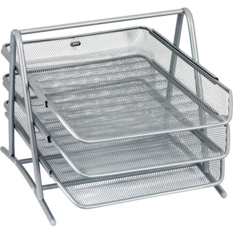 Półki na dokumenty Grand GR-069S metalowe srebrne Grand