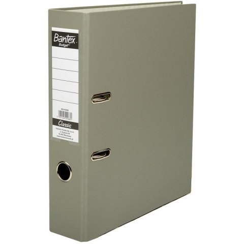 Segregator Bantex Budget Classic A4/75mm szary Bantex