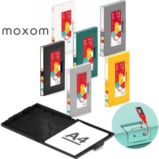 Segregator Moxom NewBinder A4/25mm żółty Moxom