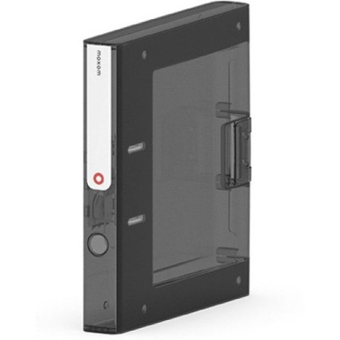 Segregator Moxom NewBinder A4/50mm transparentny czarny Moxom