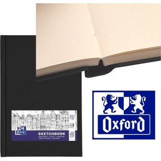 Szkicownik Oxford Sketchbook A5/96k czarny Oxford