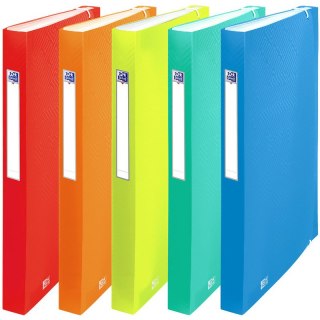 Teczka PP z gumką Oxford Urban A4+ 8 przegródek mix kolorów Oxford