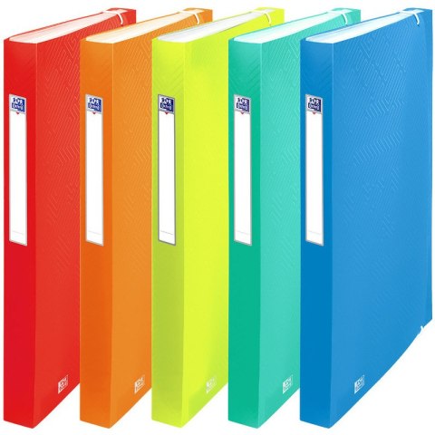 Teczka PP z gumką Oxford Urban A4+ 8 przegródek mix kolorów Oxford