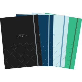 Teczka kartonowa z gumką Top 2000 A4 mix kolorów Top 2000