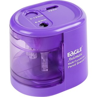 Temperówka na baterie Eagle EG-5161USB 2 otwory fioletowa Eagle