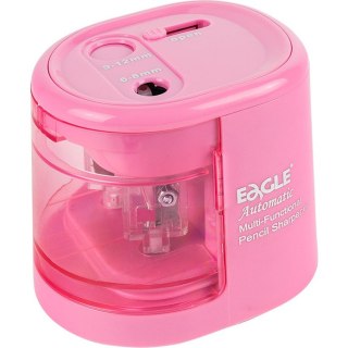 Temperówka na baterie Eagle EG-5161USB 2 otwory różowa Eagle