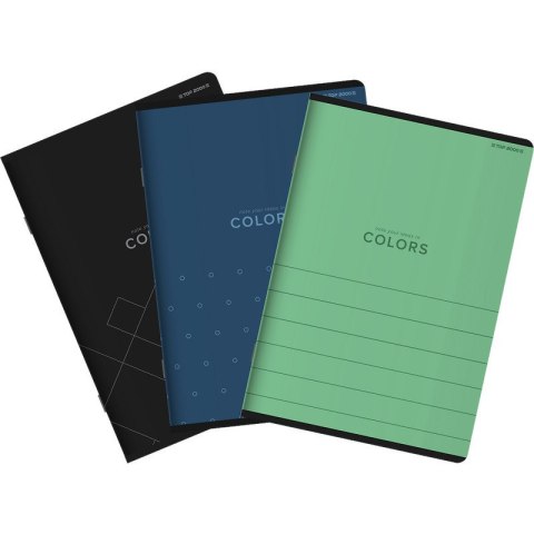 Zeszyt Top 2000 Colors A4/96k kratka mix kolorów Top 2000