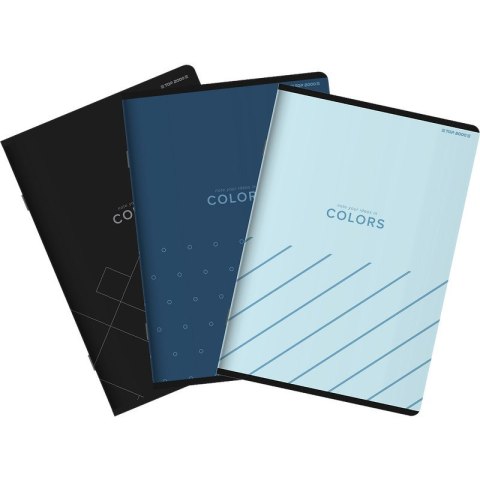 Zeszyt Top 2000 Colors A6/48k kratka mix kolorów Top 2000