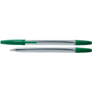 Długopisy Office Products 1.0mm zielone (50) Office Products