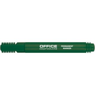Marker permanentny Office Products 1-3mm okragły zielony Office Products