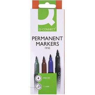 Markery do płyt Q-Connect 1mm 4 kolory Q-CONNECT
