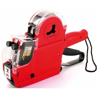 Metkowinica Q-Connect 10 znaków 2 rzędowa czerwona Q-CONNECT