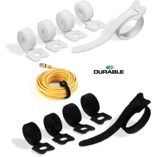 Opaski do kabli Durable Cavoline Grip Tie 10x200mm czarne (5) Durable