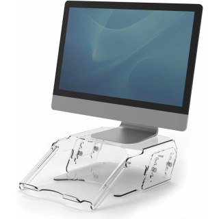 Podstawa pod monitor Fellowes Clarity regulowana z podstawką na dokumenty Fellowes