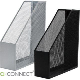 Pojemnik na dokumenty Q-Connect metalowy srebrny Q-CONNECT