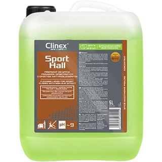 Preparat Clinex Sport Hall 5L (do mycia powierzchni hal sportowych) Clinex