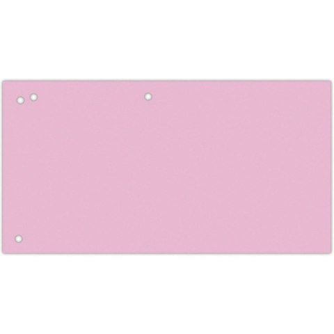 Przekładki kartonowe Office Products 1/3 A4 różowe (100) Office Products