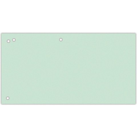 Przekładki kartonowe Office Products 1/3 A4 zielone (100) Office Products