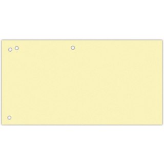 Przekładki kartonowe Office Products 1/3 A4 żółte (100) Office Products