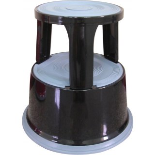 Taboret biurowy Q-Connect mobilny metalowy czarny Q-CONNECT