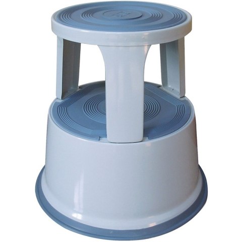 Taboret biurowy Q-Connect mobilny metalowy szary Q-CONNECT