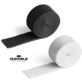 Taśma do kabli Durable Cavoline Grip 30mm/1m biała Durable