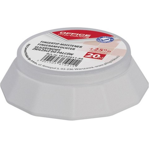 Zwilżacz do palców Office Products 25ml glicerynowy Office Products